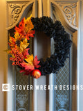 Fall Burlap Wreaths